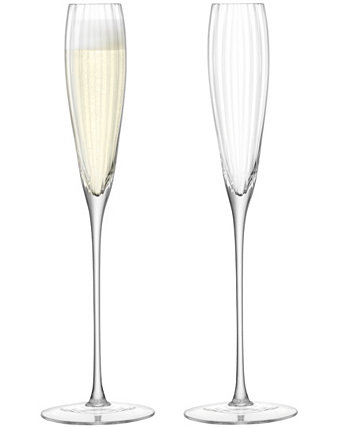 Aurelia Grand Champagne Flute 6oz Clear Optic x 2 LSA International