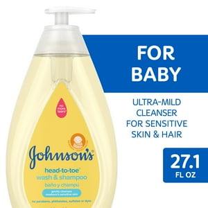 Johnson's Head-To-Toe Tear Free Infant Baby Bath Body Wash Soap and Shampoo, 27.1 oz Visit the Johnson's Store