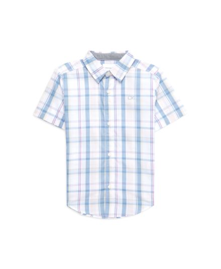 Рубашка в клетку для маленького мальчика Calvin Klein