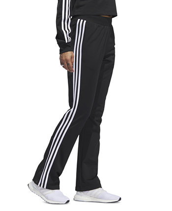 Женские трикотажные брюки с открытой кромкой на четверть кнопки Adidas