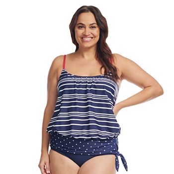 Женский Топ для плавания Mazu Electric Stripe Wide Band Mazu Swim