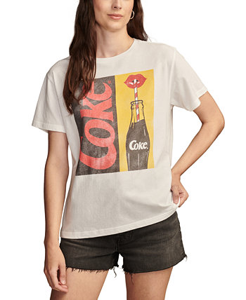 Women's Cotton Coca-Cola Pop Art Boyfriend Tee Lucky Brand