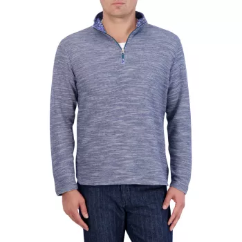 Ledson Cotton Quarter-Zip Sweatshirt Robert Graham
