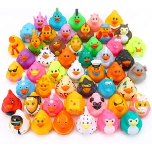 15PCS Rubber Ducks, Bath Toys for Toddlers, Rubber Duckies Summer Beach Pool Toys INvench