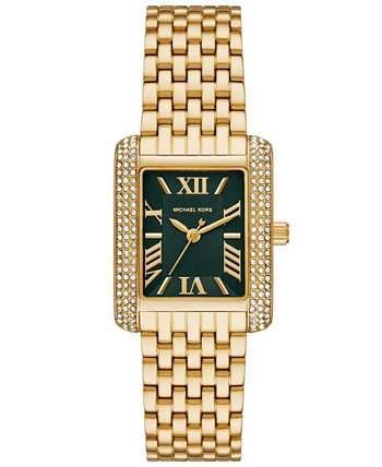 Женские часы Emery с тремя стрелками из нержавеющей стали золотистого цвета, 33 x 27 мм Michael Kors