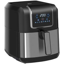 6.9-qt Air Fryer Oven with Digital Display and 360° Air Circulation, Black Abrihome