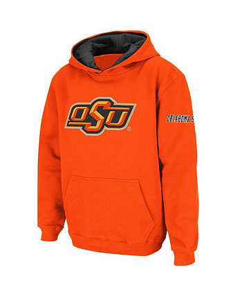 Оранжевый пуловер с капюшоном и логотипом команды Big Boys Oklahoma State Cowboys Stadium Athletic