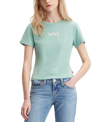 Женская хлопковая футболка с короткими рукавами и рисунком Rickie Levi's®