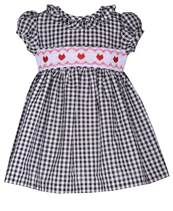 Платье с сердечками для маленьких девочек Bonnie Baby