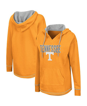 Женская туника Tennessee Orange Tennessee Volunteers, пуловер с капюшоном Colosseum
