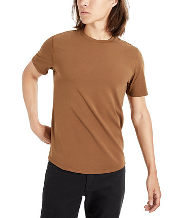 Мужская классическая футболка Slub с короткими рукавами и круглым вырезом Kenneth Cole