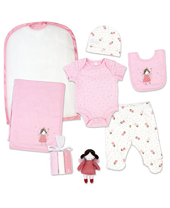 Подарок Little Fairy Layette для новорожденных девочек, набор из 10 предметов Rock-A-Bye Baby Boutique
