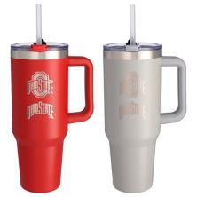 The Memory Company Ohio State Buckeyes 46oz. Home/Away Stainless Steel Colossal Tumbler Two-Pack The Memory Company