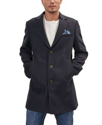 Мужское пальто Modern Wool Melange с тремя пуговицами RON TOMSON