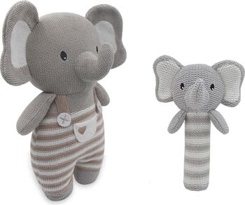Вязаные слоны Huggable - набор из 2 штук Living Textiles