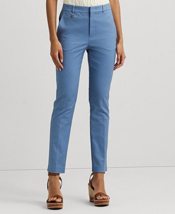 Двухсторонние брюки из стрейч-хлопка, регулярный и маленький размеры от LAUREN Ralph Lauren для женщин LAUREN Ralph Lauren