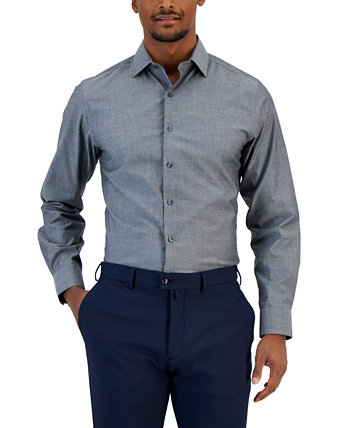 Мужская классическая рубашка Slim Fit из шамбре, созданная для Macy's Bar III