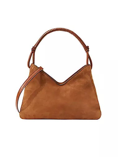 Valerie Suede Shoulder Bag Staud