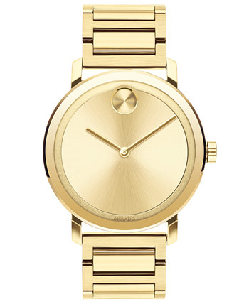 Мужские BOLD Evolution золотые часы-браслет из нержавеющей стали 40мм Movado
