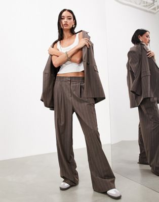 Широкие брюки в брючную полоску ASOS EDITION для женщин ASOS EDITION