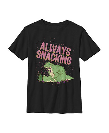 Boy's The Land Before Time Snacking Spike Child T-Shirt NBC Universal