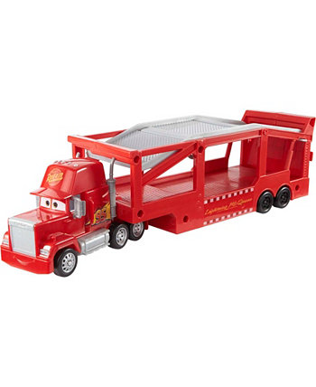 Disney и Pixar Mack Hauler, 13-дюймовый игрушечный грузовик-транспортер с рампой и отделением для переноски Cars