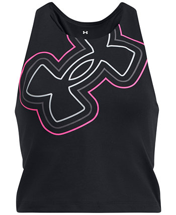 Big Girls Motion Graphic Cropped Tank Top Under Armour