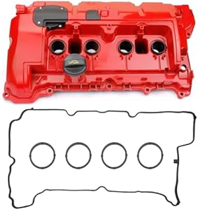 MITZONE Cylinder Head Valve Cover Compatible for 2007-2015 Mini Cooper Base R55-R61 non-S N16/N12 1.6L Replace 11127646554 Mitzone