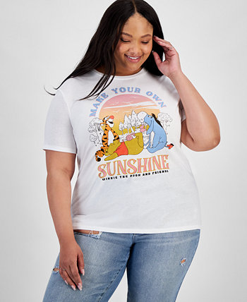 Trendy Plus Size Pooh Paradise Graphic T-Shirt Disney