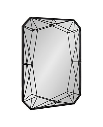 ЗАКРЫТИЕ! Прямоугольное настенное зеркало с металлическим акцентом Keyleigh — 22 x 28 дюймов Kate and Laurel