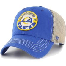 Мужская регулируемая шляпа '47 Royal/Natural Los Angeles Rams Notch Trucker Clean Up Unbranded