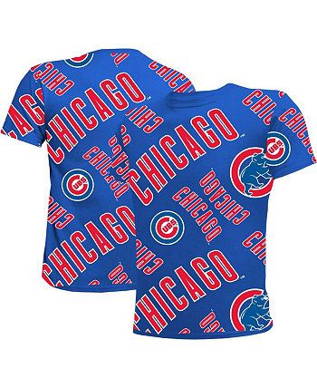 Футболка команды Royal Chicago Cubs для мальчиков и девочек Big Boys and Girls Allover Team Stitches