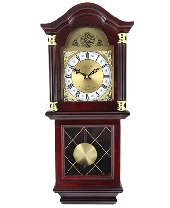 Коллекция часов Антикварные настенные часы с курантами 26 дюймов с римскими цифрами Bedford