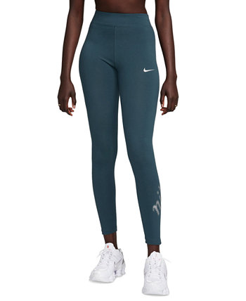 Женская спортивная одежда Полноразмерные леггинсы Essential с высокой посадкой Nike