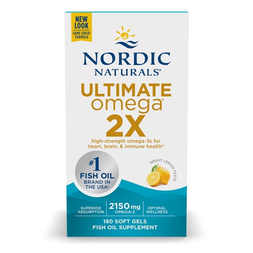 Ultimate Omega 2X -- 2150 mg - 180 Softgels (Мягкие капсулы) Nordic Naturals