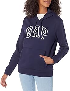 GAP Women's Logo Hoodie Hooded Pull-on Sweatshirt Gap