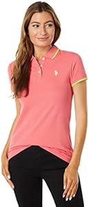 U.S. Polo Assn. Women's Classic Stretch Pique Polo Shirt U.S. POLO ASSN.