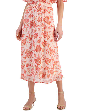Женская юбка без застежки с принтом «Елена», созданная для Macy's J&M Collection