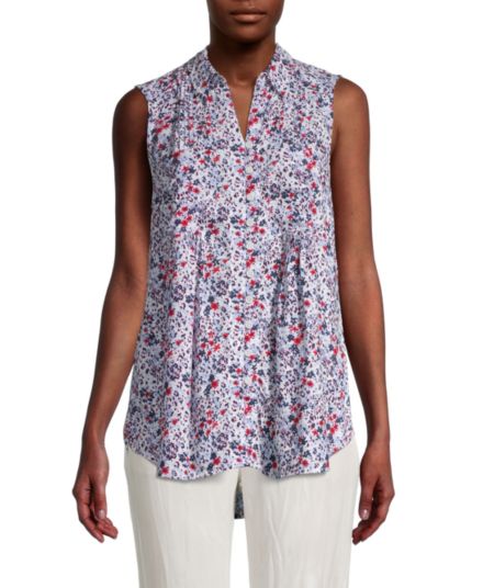 Рубашка без рукавов с цветочным принтом Desi Beach Lunch Lounge