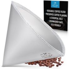 Reusable Pour Over Coffee Filter - Flexible Stainless Steel Mesh Zulay