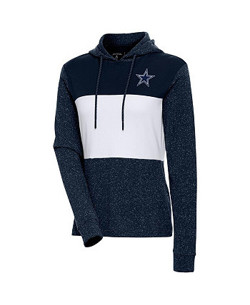 Женский темно-синий пуловер с капюшоном Dallas Cowboys Wicket Antigua