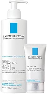 La Roche-Posay Toleriane Hydrating Gentle Face Cleanser | Hydrating Facial Cleanser With Niacinamide + Ceramides | Daily Face Wash For Dry Skin To Normal Skin | Sensitive Skin Tested | Fragrance Free La Roche-Posay