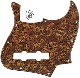 Dopro Jazz Bass J Bass Pickguard for USA/Mexican 4 String FD Jazz Bass Abalone Pearl Dopro