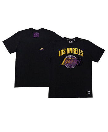 Черная мужская и женская футболка NBA x Los Angeles Lakers Culture & Hoops Two Hype