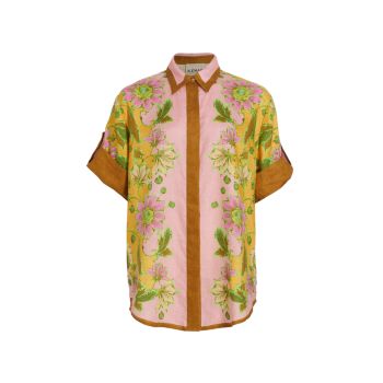 Winnie Floral Linen Shirt ALÉMAIS