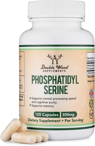Фосфатидилсерин - 300 мг - 120 капсул - Double Wood Supplements Double Wood Supplements