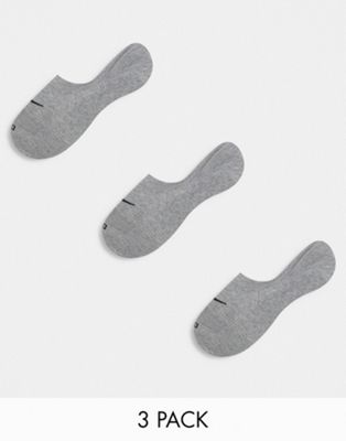 Набор из трех серых носков Nike Everyday Plus Cushioned Nike
