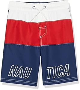 Nautica Boys' Swim Trunk with UPF 50+ Sun Protection Nautica