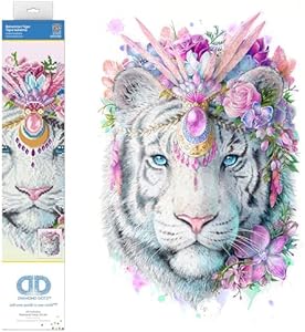 DIAMOND DOTZ Bohemian Bear Diamond Painting Kits for Adults - Diamond Art Kits a Relaxing Creative Craft Kit with Dotz Gems 16.1x20.1 Diamond Dotz