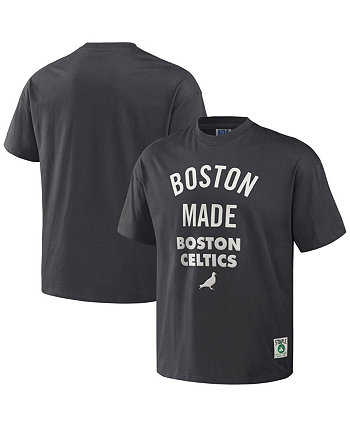 Мужская футболка оверсайз NBA x Anthracite Boston Celtics Heavyweight Staple